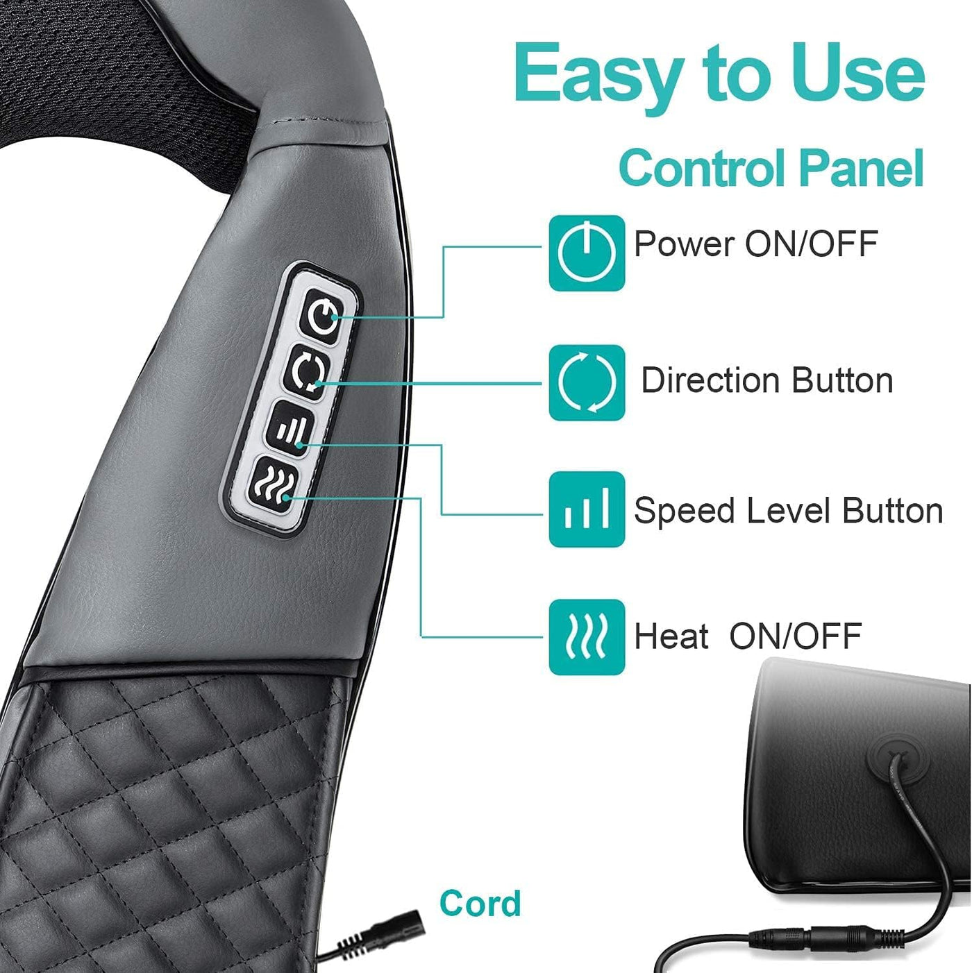 Medcursor Neck and Shoulder Massager with Heat