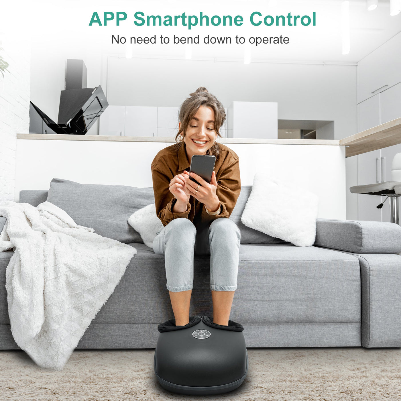 Medcursor Smart RC Foot Massager Machine with Heat