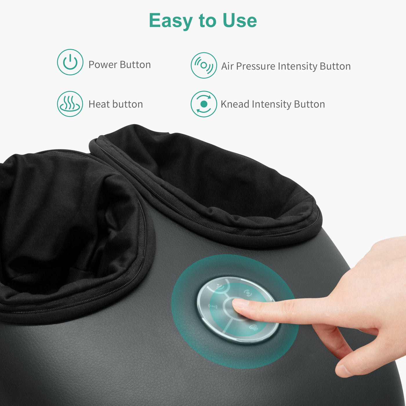 Medcursor Smart RC Foot Massager Machine with Heat